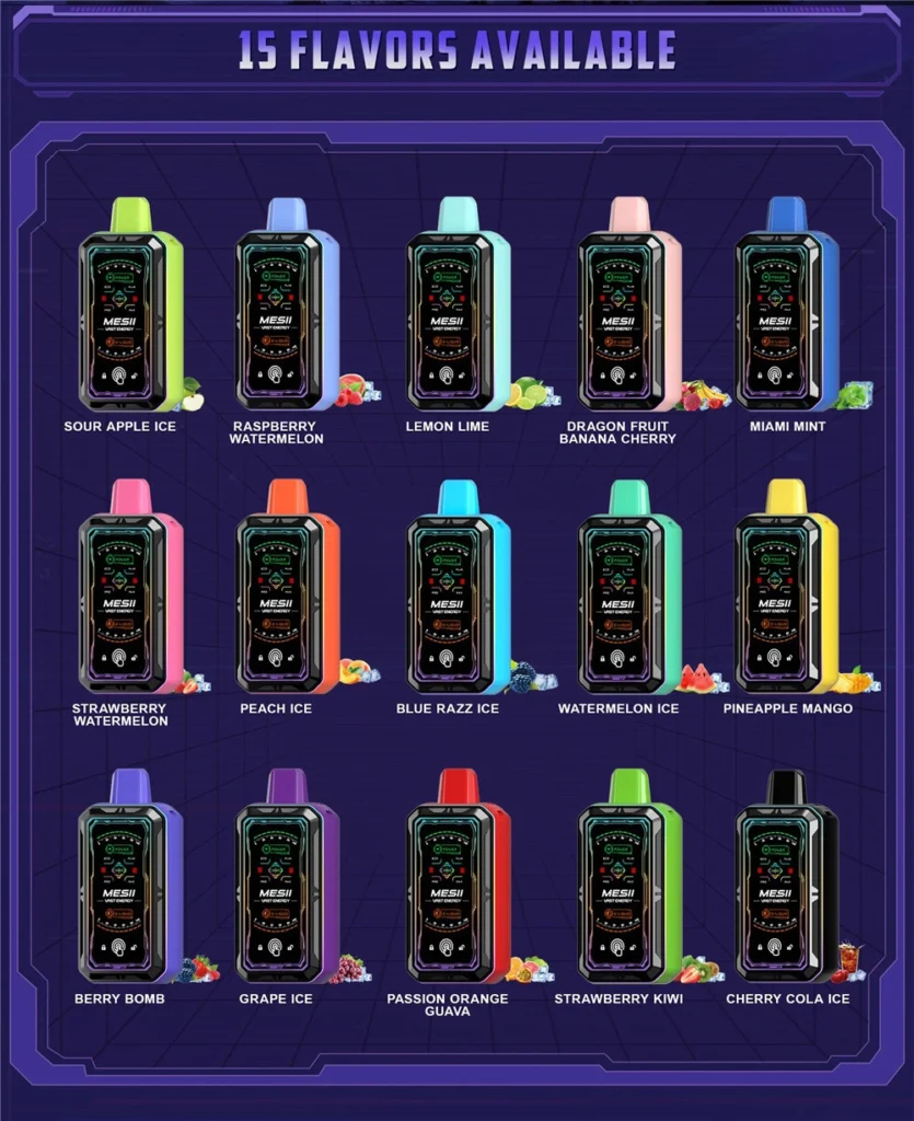 Mesii Vast Engergy 30000 Puffs Disposable Vape Flavor