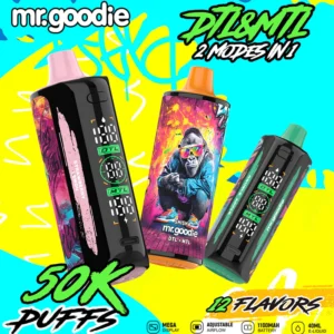 Mr Goodie 50k Puffs Disposable E Shisha Hookah Spain