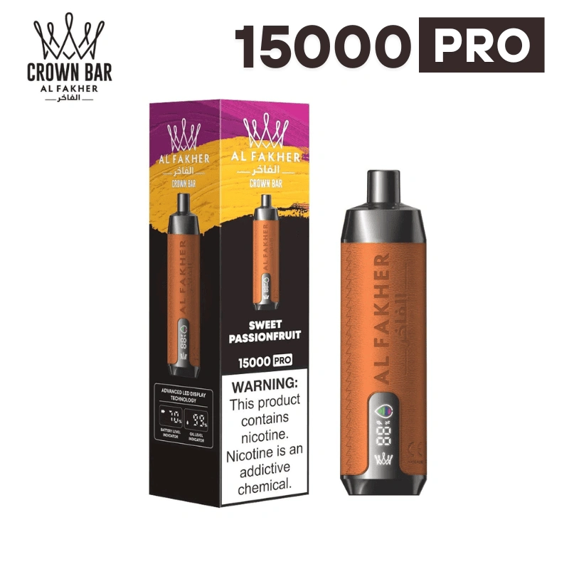 Al Fakher Crown Bar 15000 Pro Disposable E Shisha Wholesale