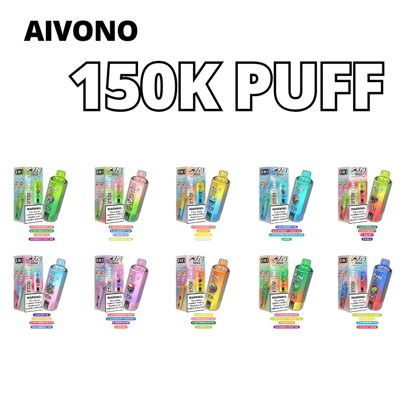 AIVONO AVN 150K Wegwerp Vape 150000 Puffs 0 Nicotine