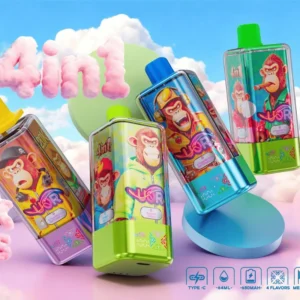 UOR 120000 Puffs, cigarette électronique jetable à 4 saveurs interchangeables, Originale