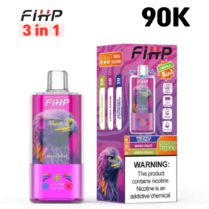 FIHP 90K 90000 Пуша disposable vape писалка 3 в 1 тройни вкуса