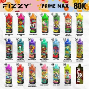 Fizzy 80K Puff Disposable Vape Flavor