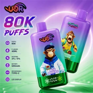 UOR Twins 80K Flip Flavor Disposable Vape