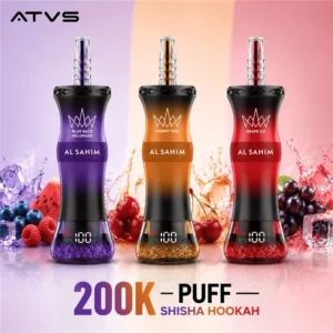 ATVS AL SAHIM 200K Puff Shisha Hookah Online Shisha Bar Supplies