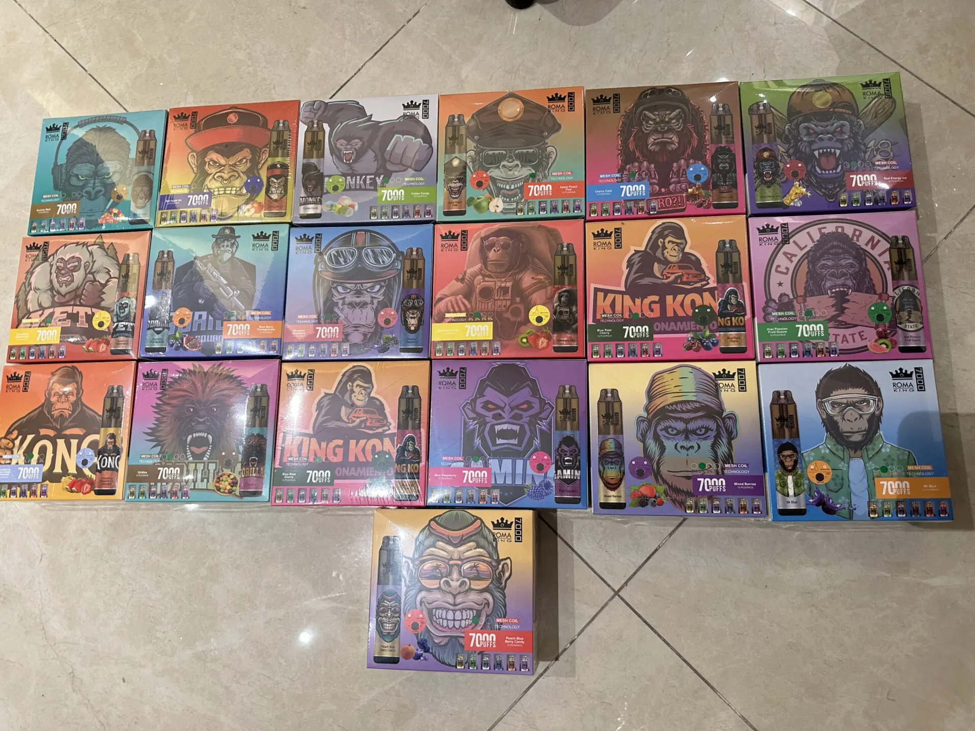 ROMA KING 7000 Puffs Комплект за еднократна употреба