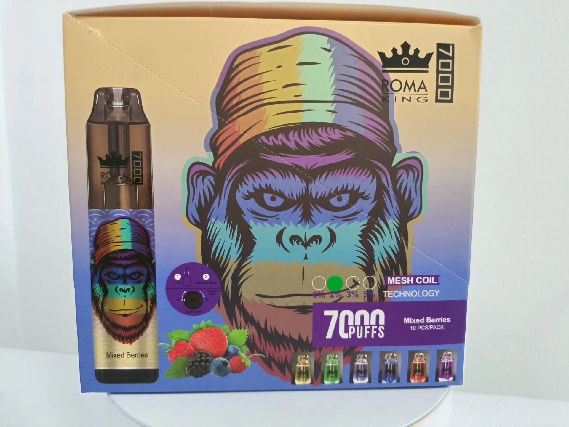 ROMA King 7000 de pufuri Vape de unică folosință cu ridicata