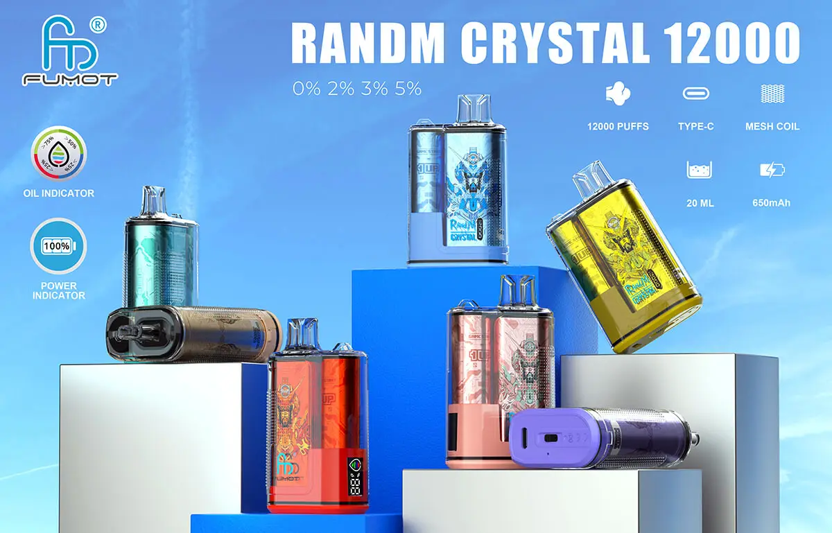 Fumot Crystal 12000 vairumtirdzniecība