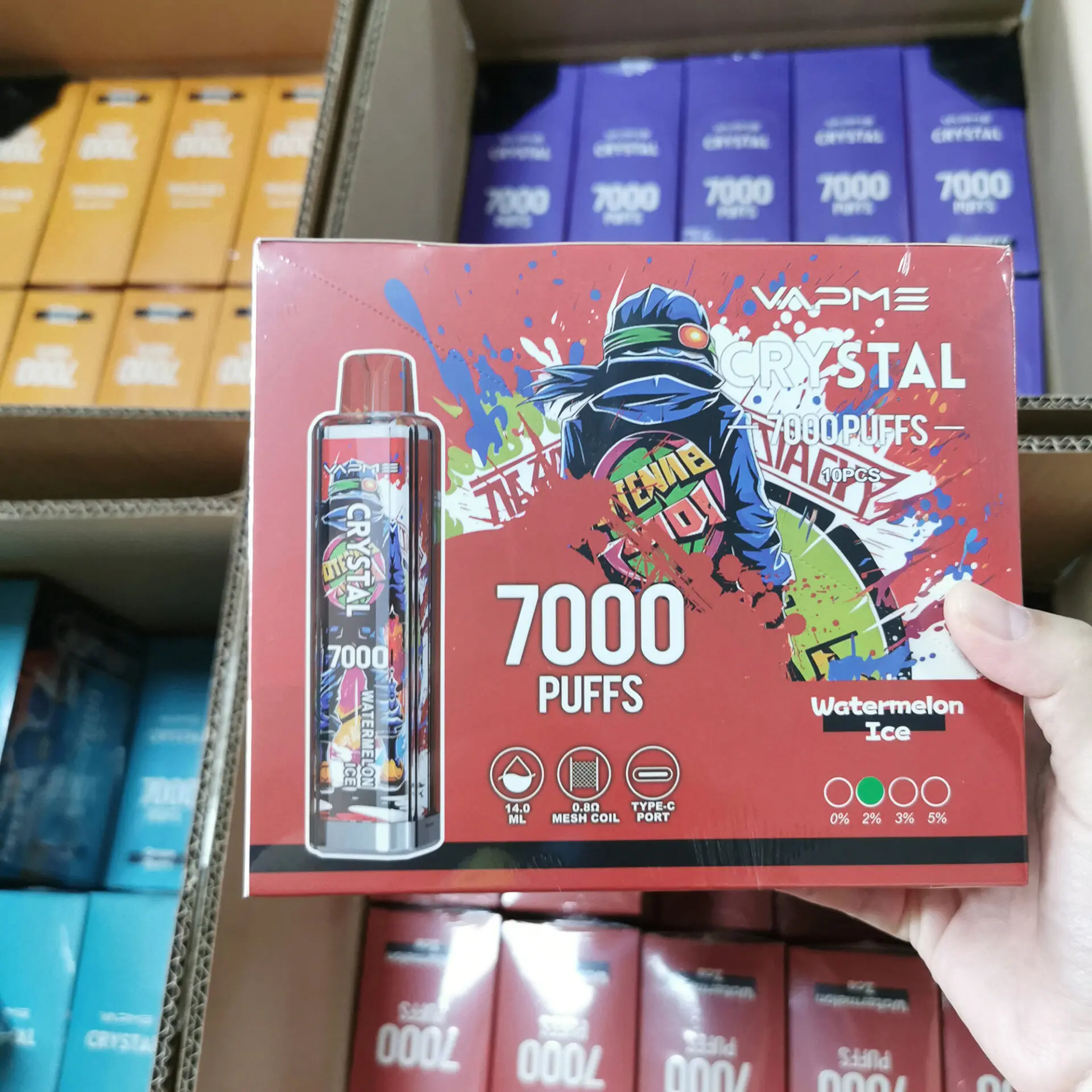 Vapme Crystal 7000 Velkoobchod Krabička po 10