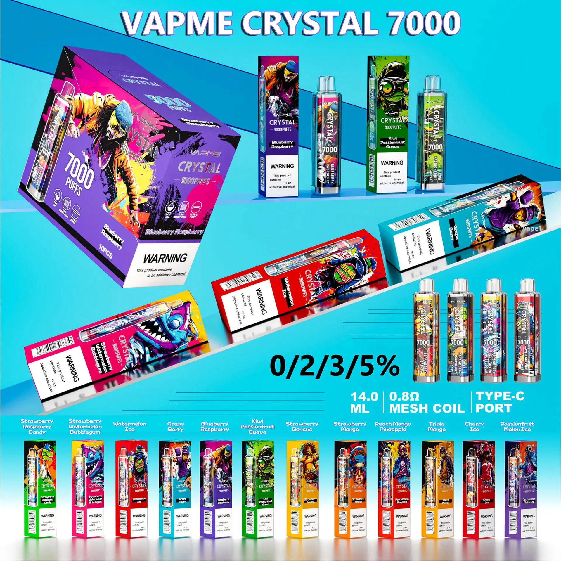 vapme Crystal 7000 Cena hurtowa
