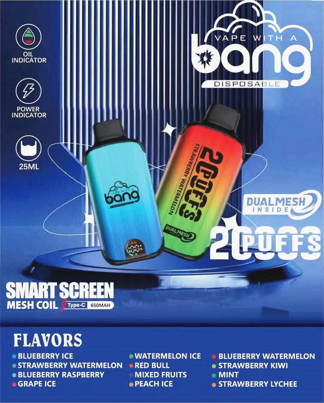 Boa venda vape Bang 20000 puffs