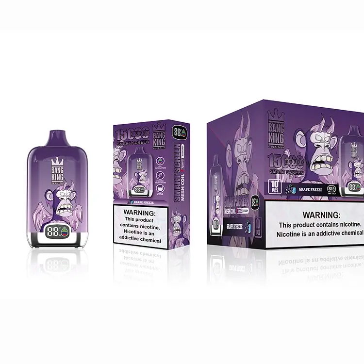 Bang king digital vape Disposable 15k puff Wholesale price
