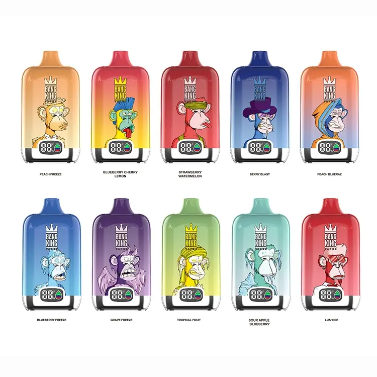 Bang king digital vape Descartável 15k baforadas Preço por grosso