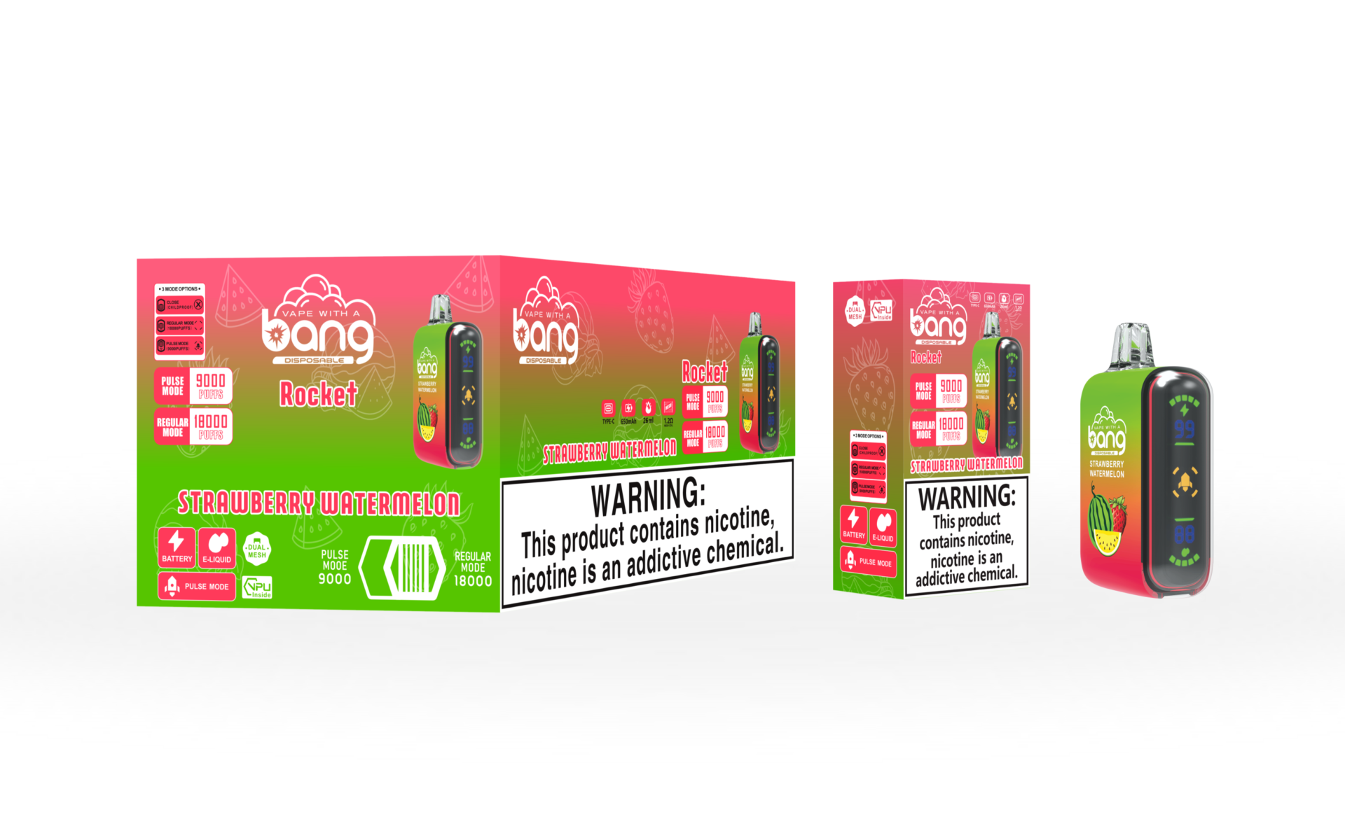 Preço imperdível do vape Bang rocket 18000 puffs Preço imperdível do vape Bang rocket 18000 puffs