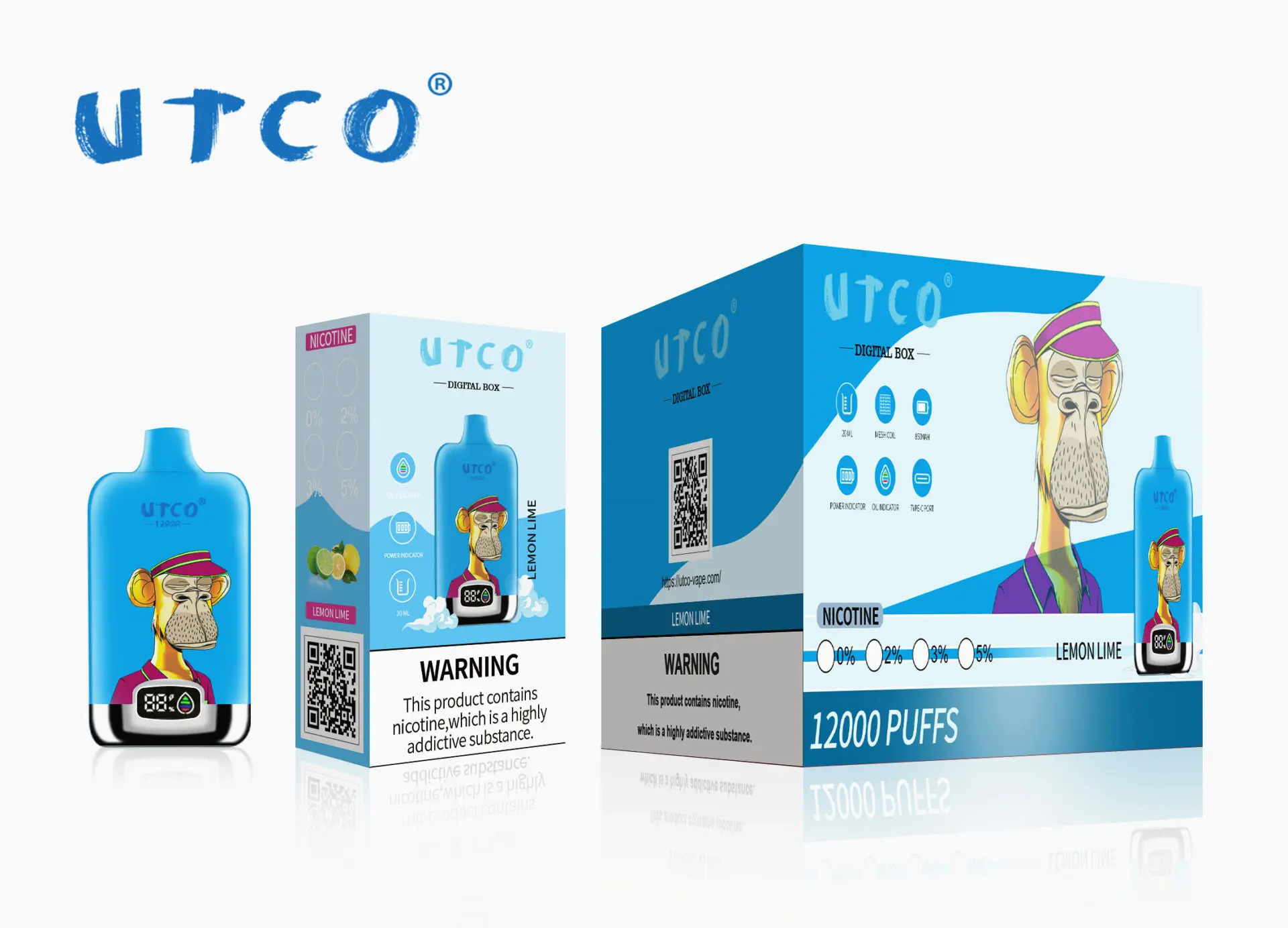 UTCO Digital box 12000 puffs Legjobb eladás Magyarország