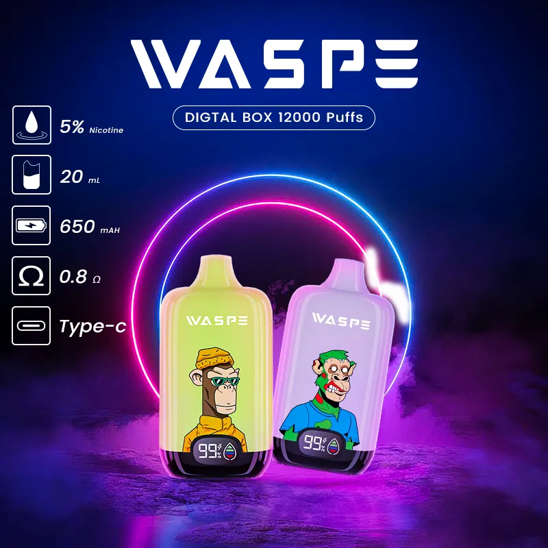Waspe vape digital puffs 12k veleprodajna cijena