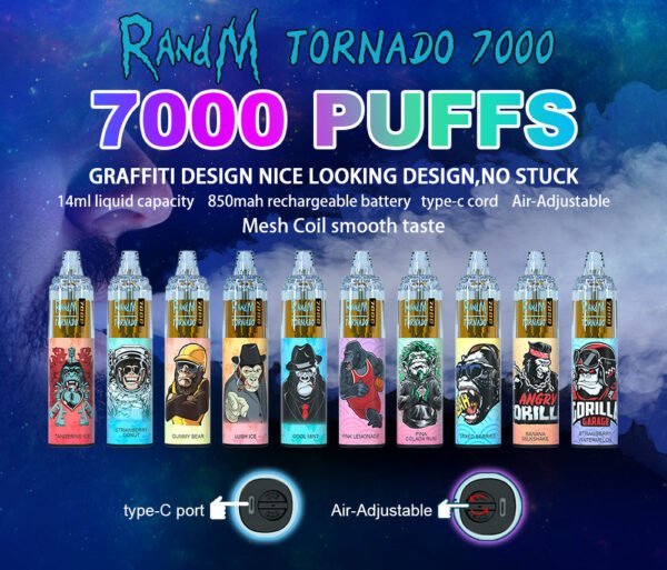 Randm vape 7000 puffs factory price