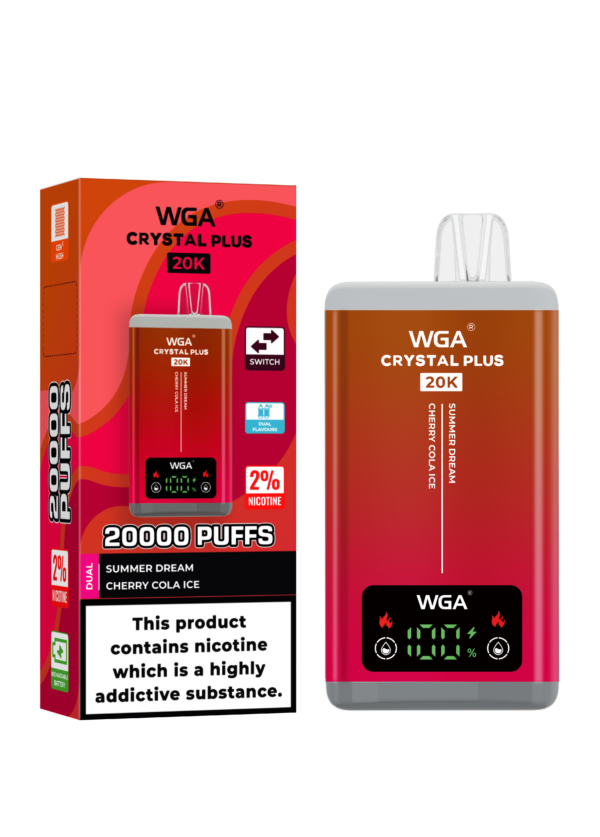 WGA crystal Vape Puffs 20k Wholesale Price