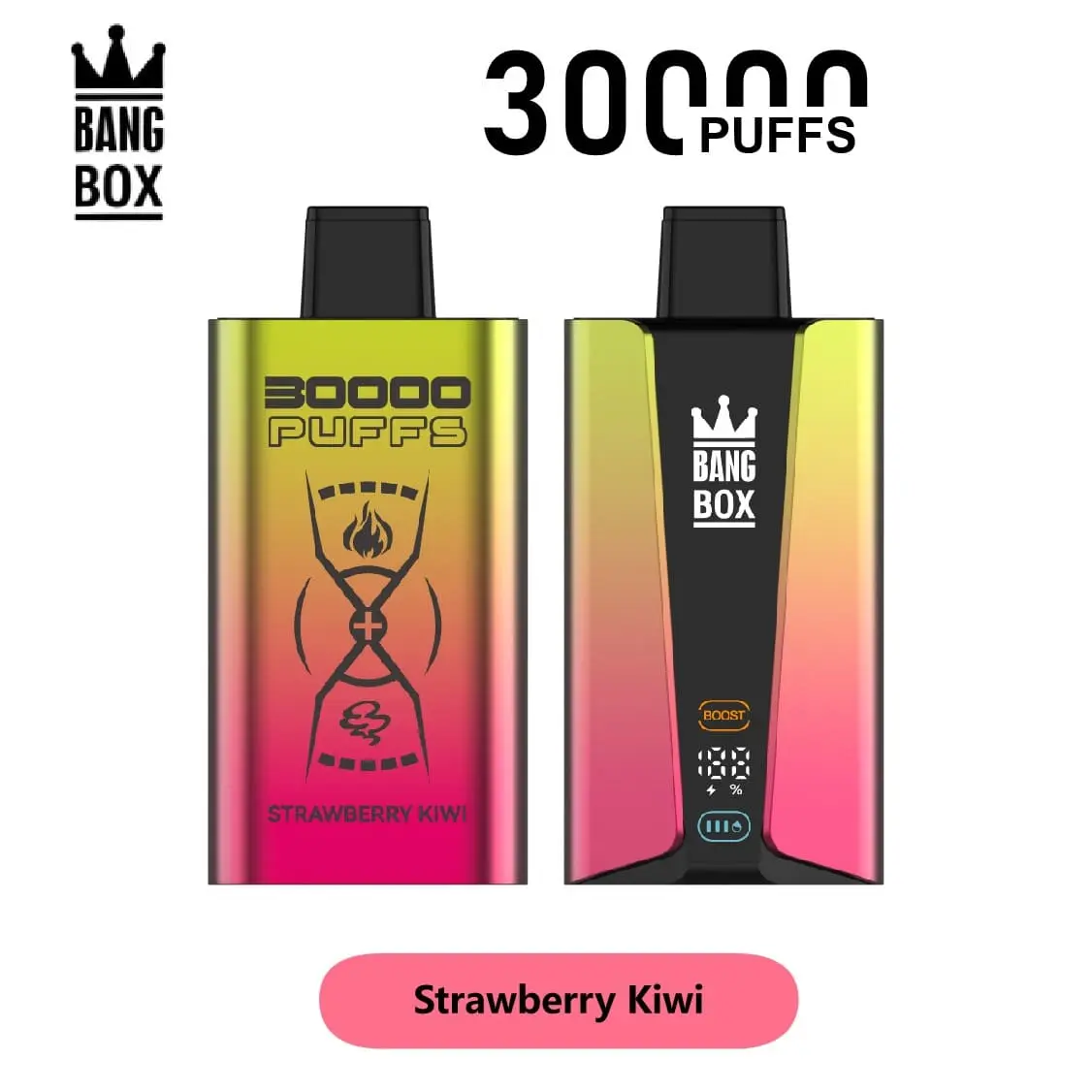 Bang Box 30000 dvesmu displeja vienreizējās lietošanas e-cigarete Bang Box 30000 dvesmu displeja vienreizējās lietošanas e-cigarete
