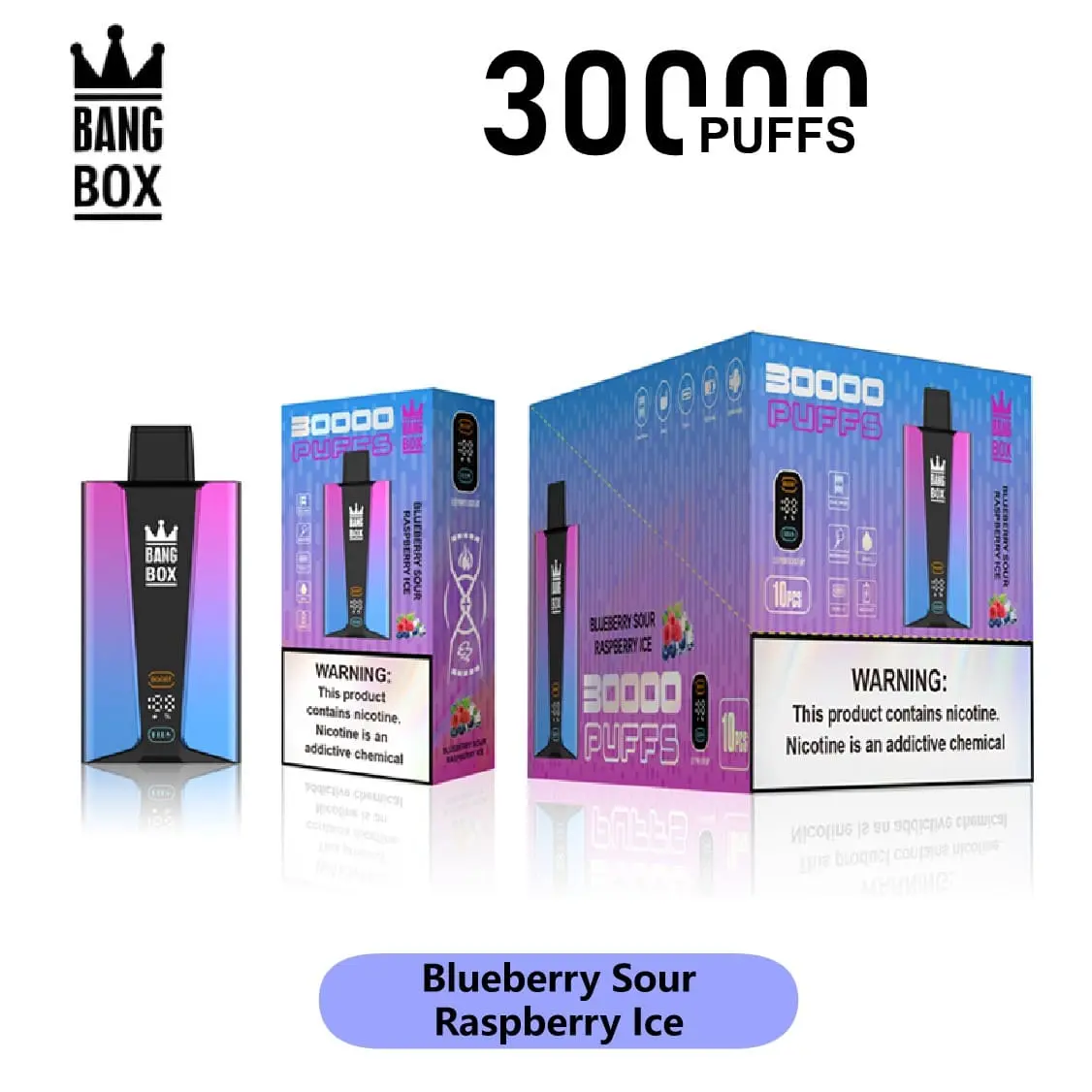 Bang Box 30000 Puffs LED Dispaly Disposable Vape