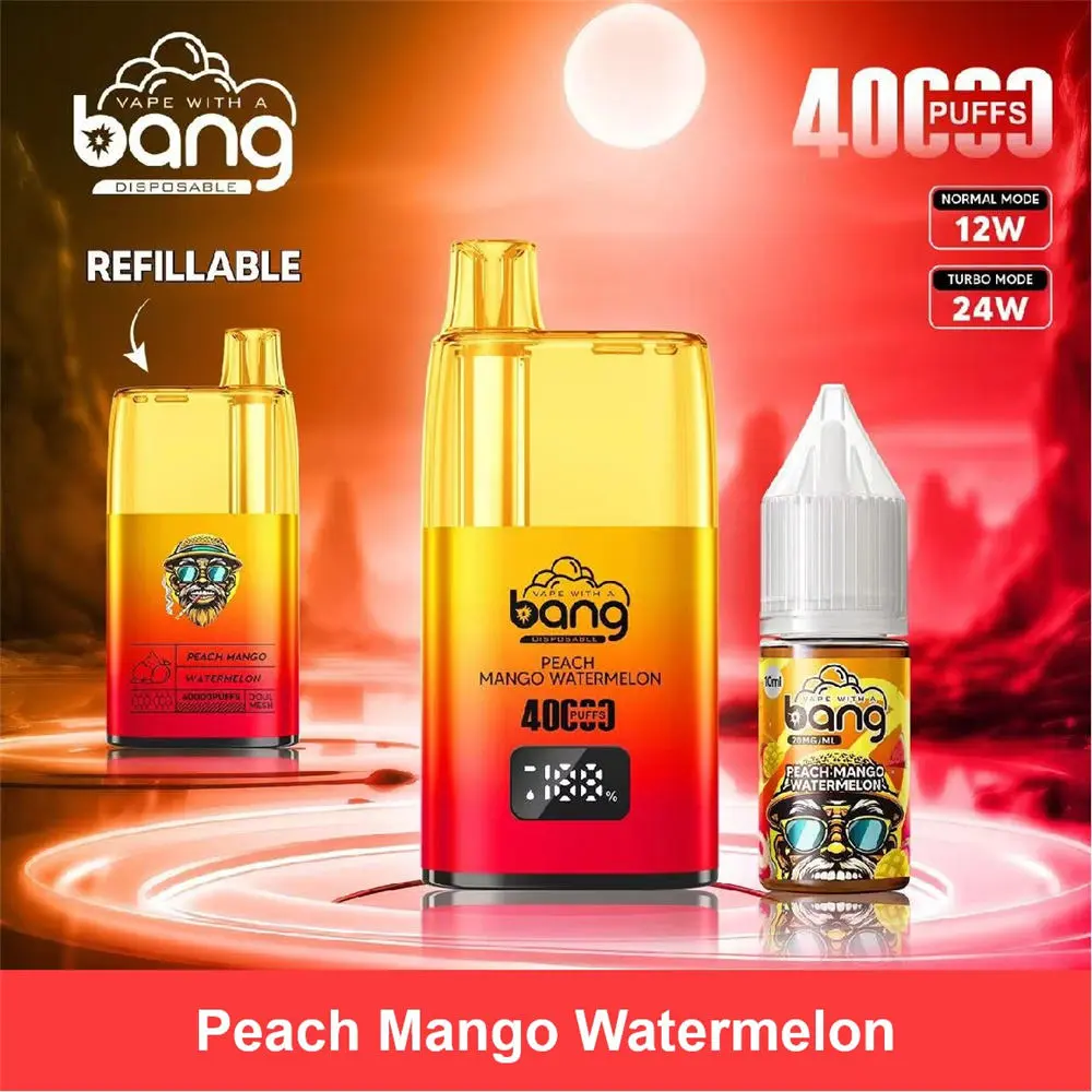 Bang Vape Mayorista 40000 Puffs Vape Desechable Recargable