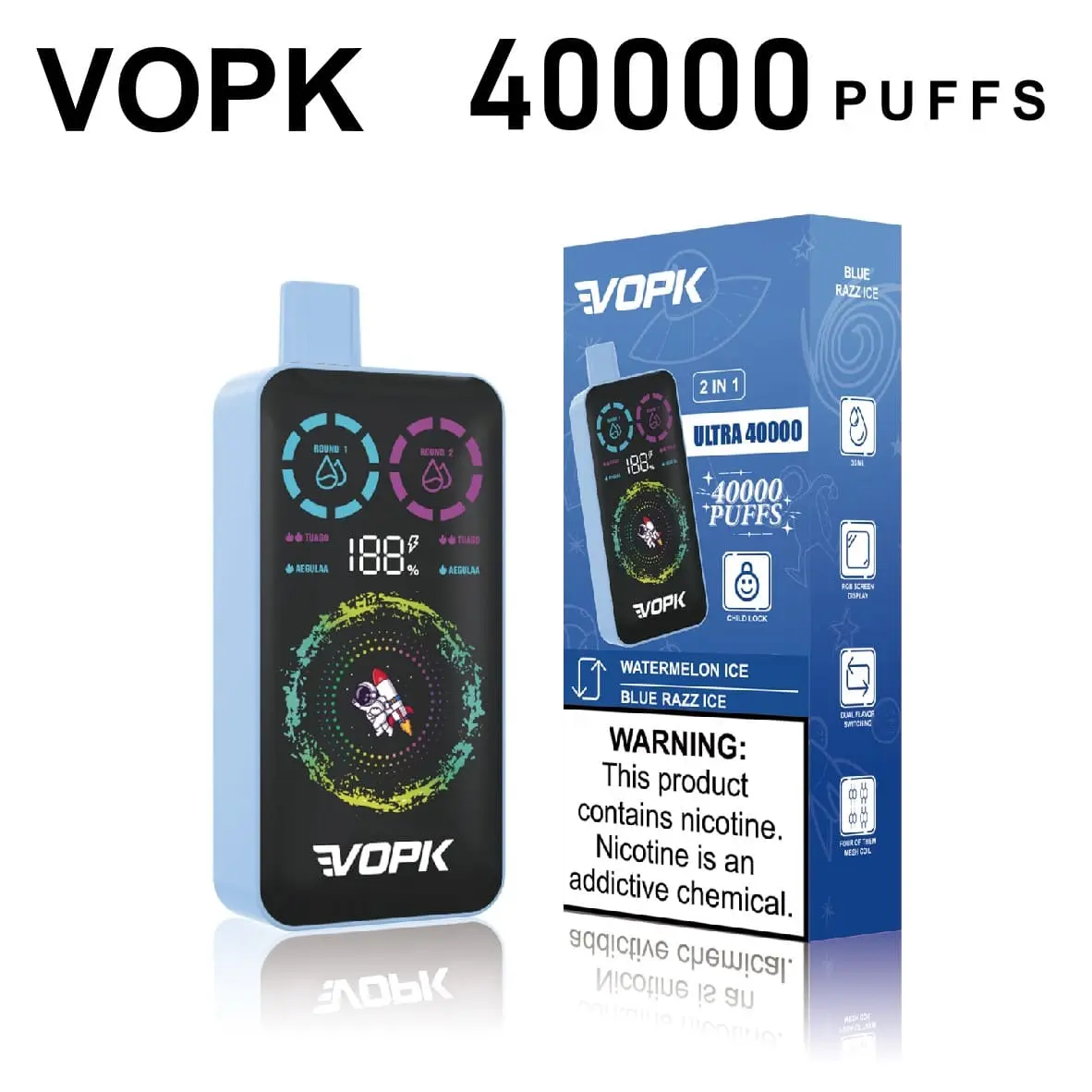 VOPK ULTRA 40000 Jednorázový Vape Velkoobchod