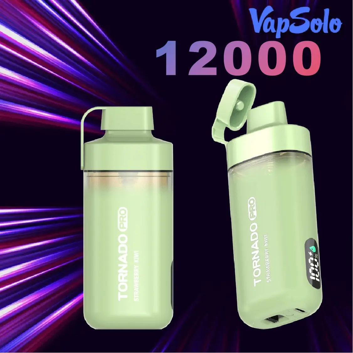 Vapsolo Tornado Pro 12000 Trekjes Smart Screen Wegwerp Vape