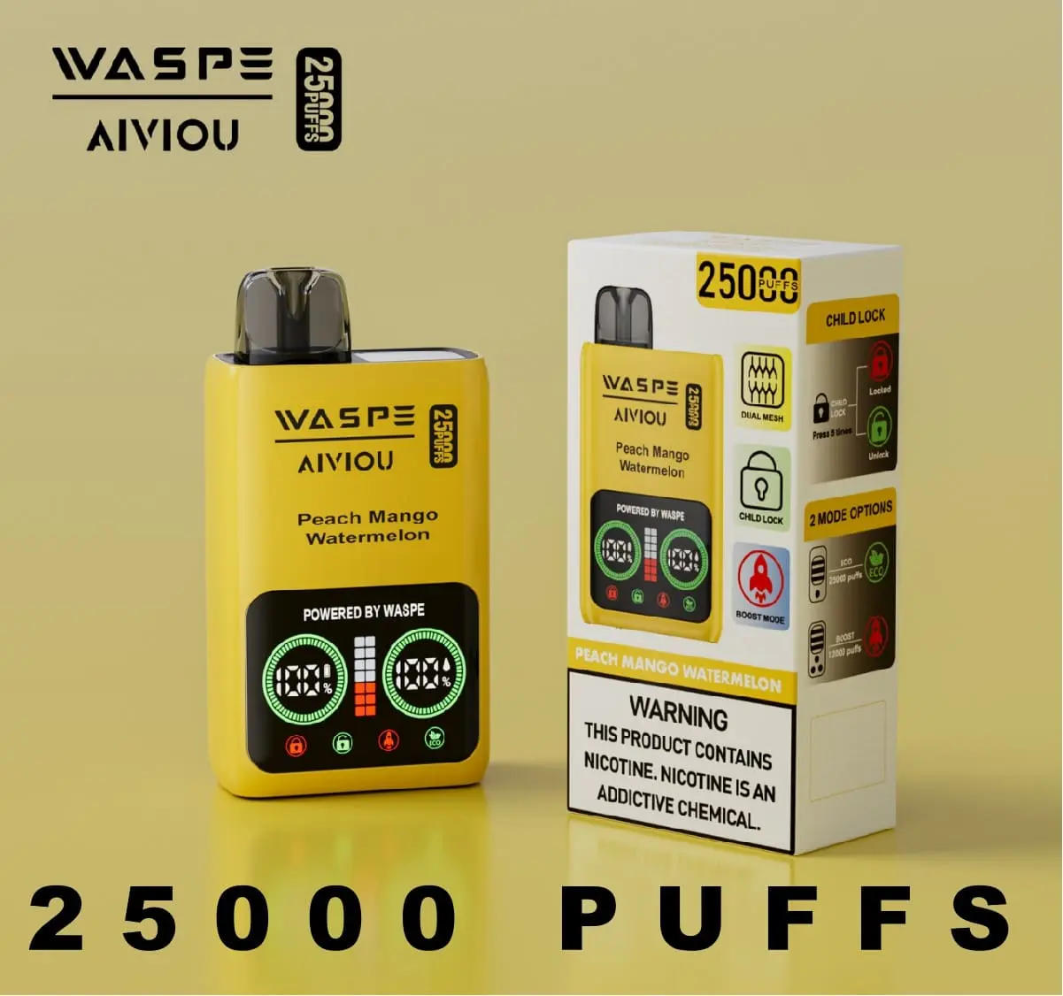 WASPE 25000 Digital Disposable Vape