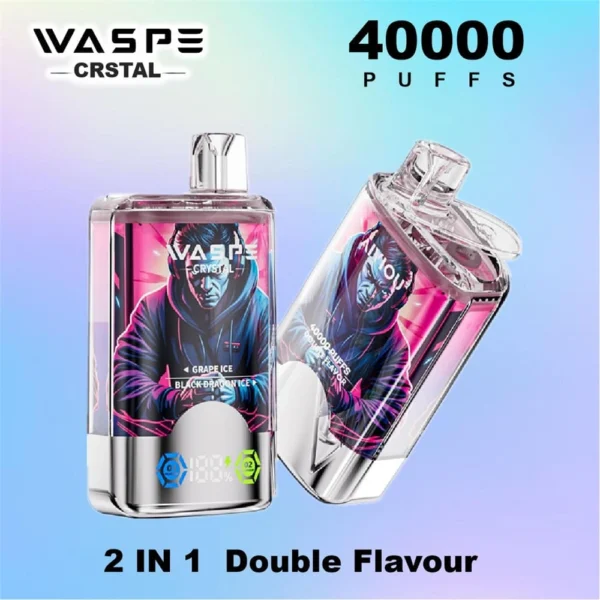 WASPE 40000 Puffs Crystal Rechargeable Disposable Vape Wholesale