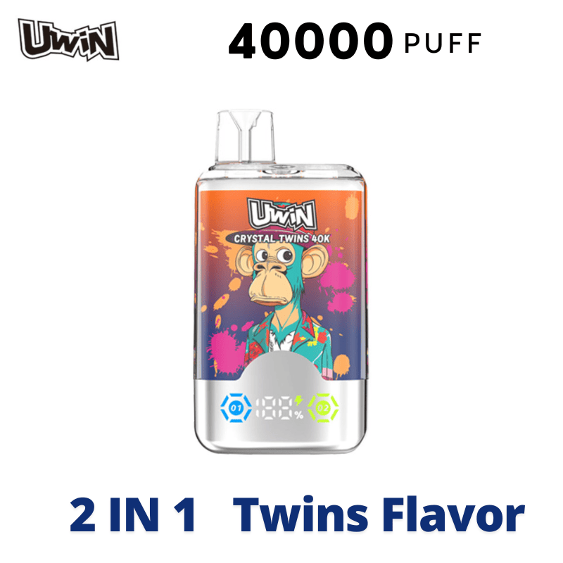 Uwin Twins Crystal 40000 Puffs Dupla ízű intelligens kijelző