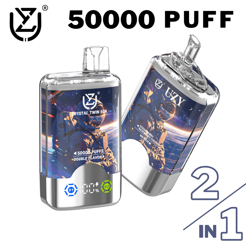 UZY Crystal 50000 PUFFS Dvojitá príchuť UZY Crystal 50000 PUFFS Dvojitá príchuť