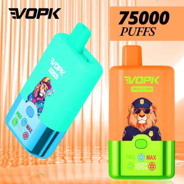 Best Disposable Vape 2025 VOPK Triple Pro 75000