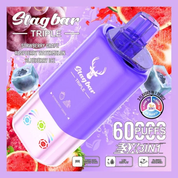 STAG BAR Triple 60000 Puff Vape Device at Cheap Price