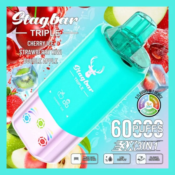 STAG BAR Vape Pod 60000 Puffs Long Lasting Vape Device