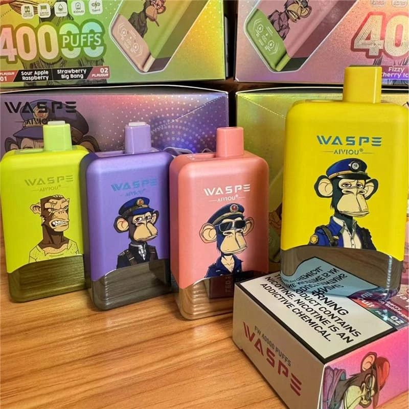 Waspe Vape 40000 Puffs Double Flavor Digital Dispsoable Vape Bulk Kaufpreis