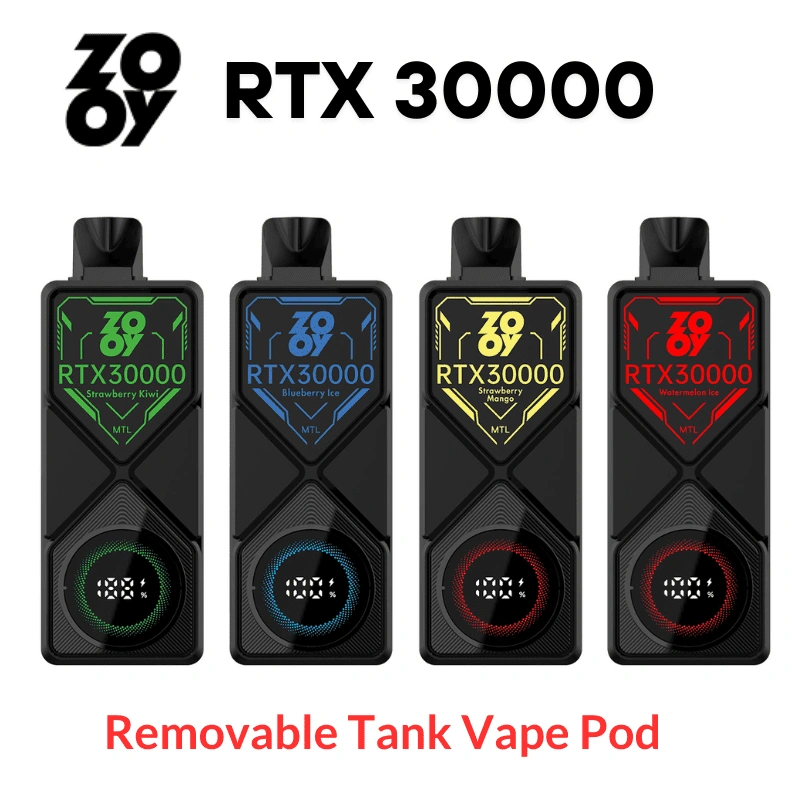 ZOOY RTX 30000 PUFFS Fjernelige tank engangsvape