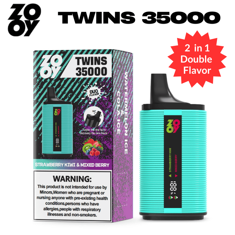 Zooy Twins 35k 35000 Puffs Dubbele Smaak Wegwerp Vape Zooy Twins 35k 35000 Puffs Dubbele Smaak Wegwerp Vape