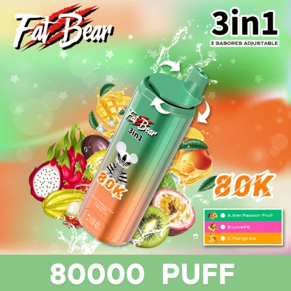 AIVONO Fat Bear 80000 Puff Disposable Vape Pod Bulk Price