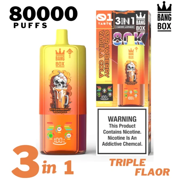 Bang Box 80K 3in1 Triple Flavor Disposable Vape