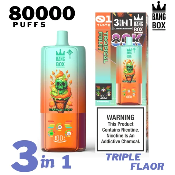 Bang Box 80k Puffs Triple Vape E-cigarette 80000 Puff