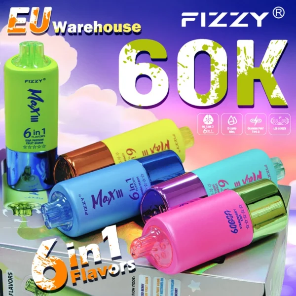 Disposable Pod Fizzy 60000 Puff Vape