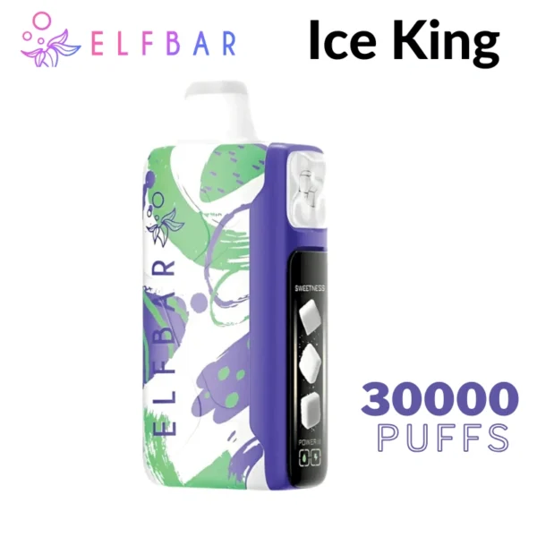 Elf bar Ice King Ice 30000 30k Adjustable Disposable Vape