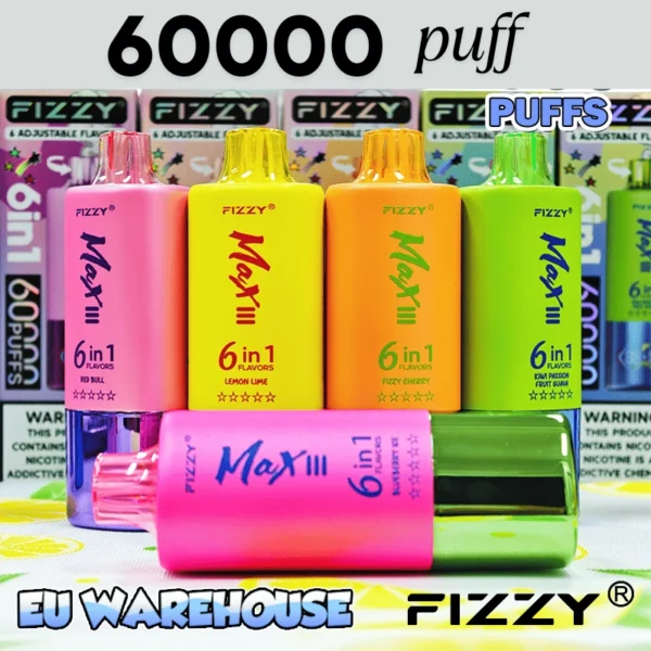 Fizzy Max III 60000 Puff Disposable Vape Wholesale