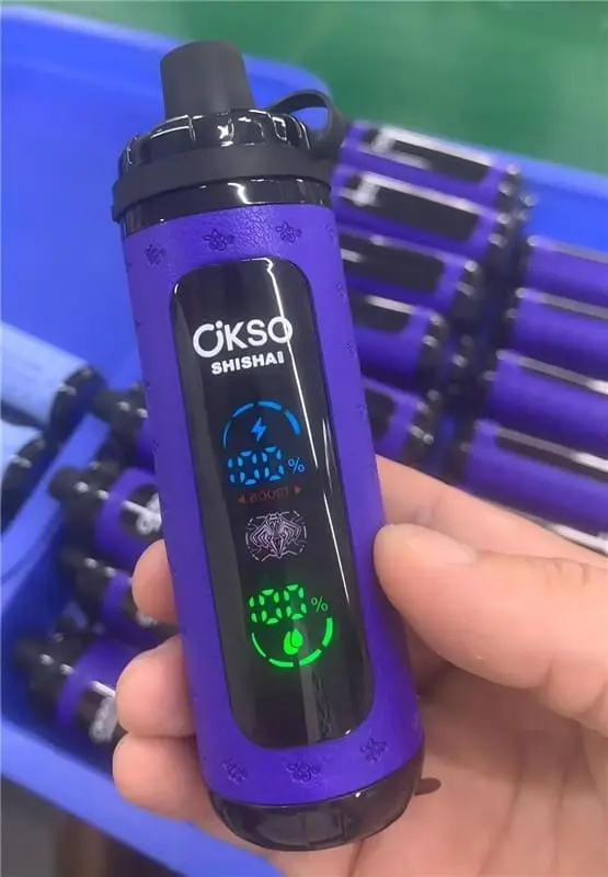 OKSO Shisha Max 40K Puffs Vape z nastavljivim pretokom zraka