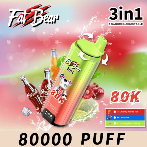 Aivono Aim Fatbear 80000 Puffs 3 in1 Disposable Vape
