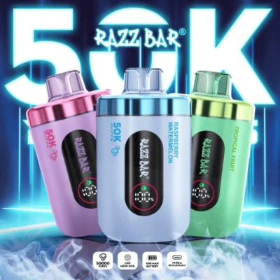 Razz Bar Vape 50K 50000 Puffs Disposable Vapes