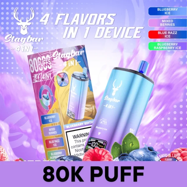 Stag Bar 80000 Puff 80K Disposable Vape Best Wholesale