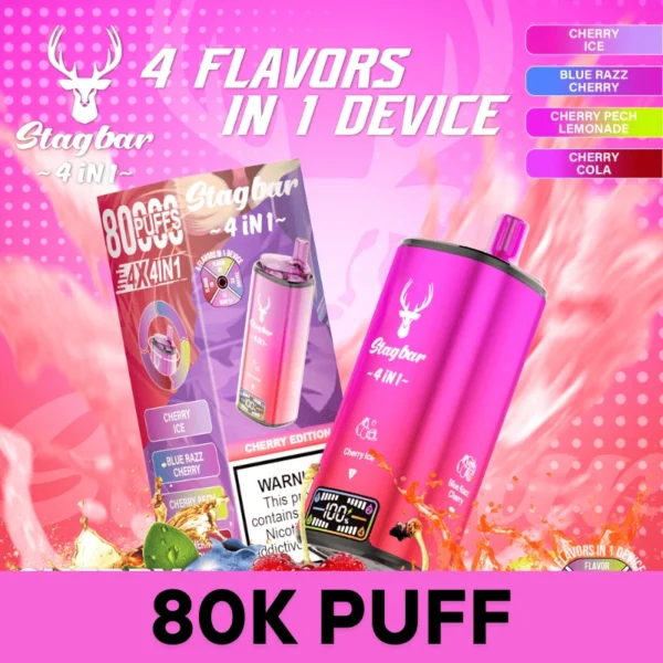 Stag Bar 80000 Puff 80K Disposable Vape Pen Wholesale
