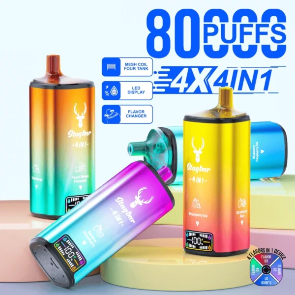 Stag Bar 80000 Puff 80K Disposable Vape Wholesale Price