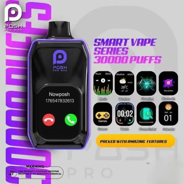 Posh Pro Max 30000 Puffs Disposable Vape Best Wholesale